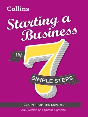 cover image of Starting a Business in 7 simple steps